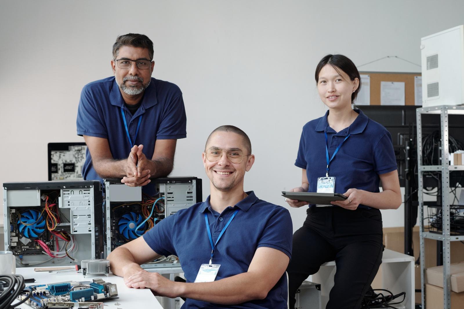 An internal IT team collaborating with DTS engineers